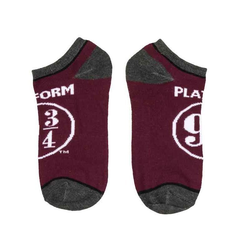 Short Socks Men's Trendy Socks Four Seasons Harry Potter Socks Cartoon Cotton Socks Medium Boat Socks-5PRS
