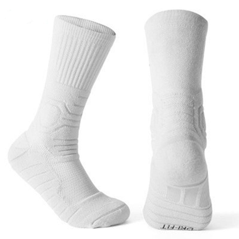 Professional Basketball Socks, Stockings AJ Trapeze Sports Socks, Men's Thickened High Tube Socks, Towel Sweat-absorbing, Non-slip and Breathable Elite Socks
