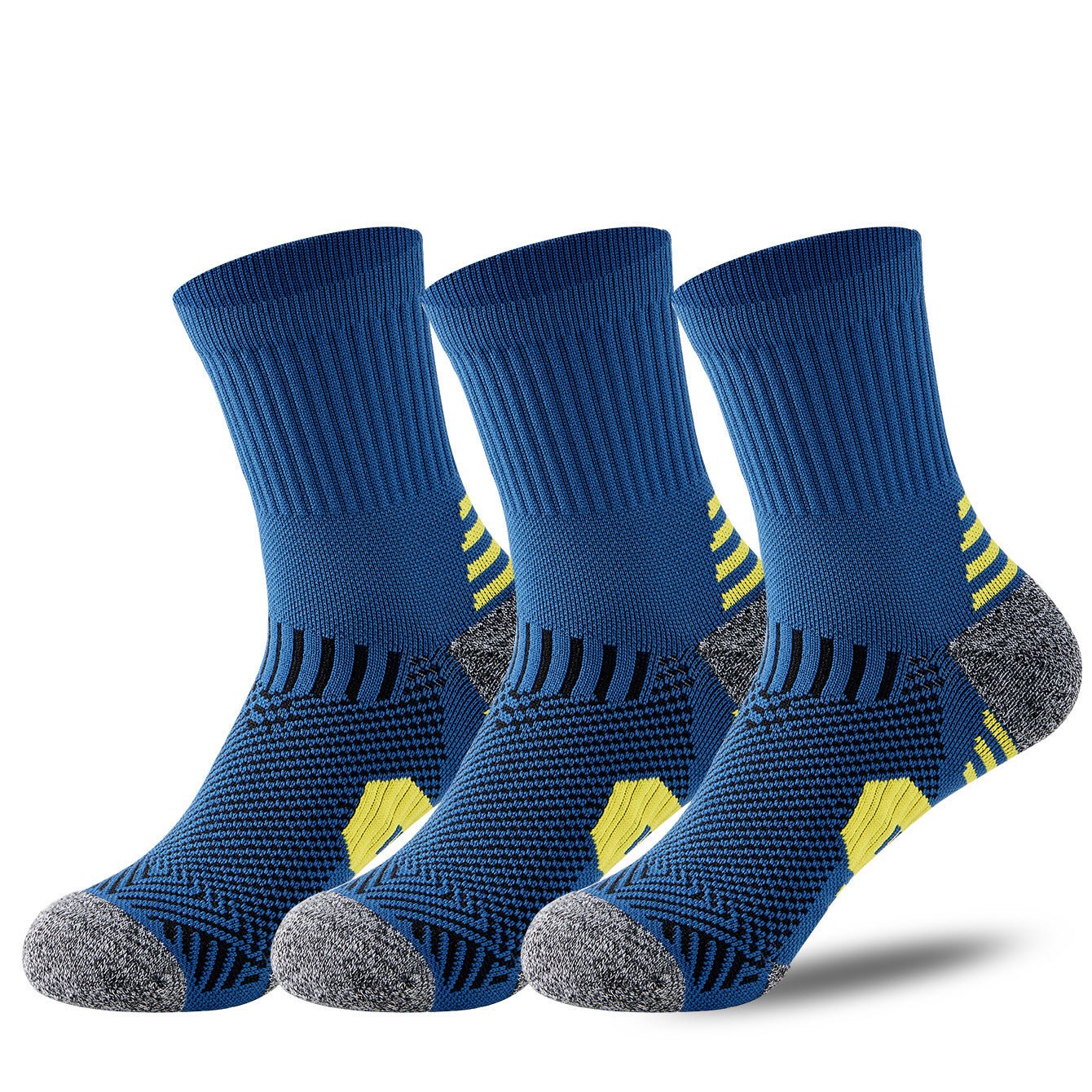 Men's Sports Socks Low-top Cycling Socks Sweat-absorbing Deodorant Basketball Socks Outdoor Climbing Towels Shock-absorbing Socks
