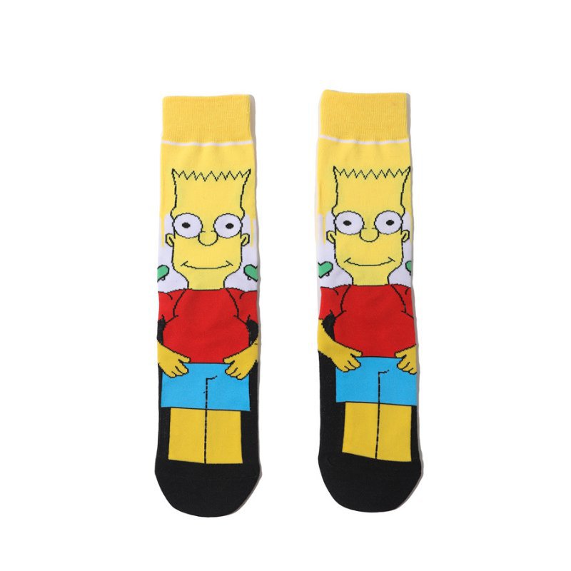 Socks Men's Cotton Tide Socks Wholesale Casual Ins Wholesale Socks-5PRS