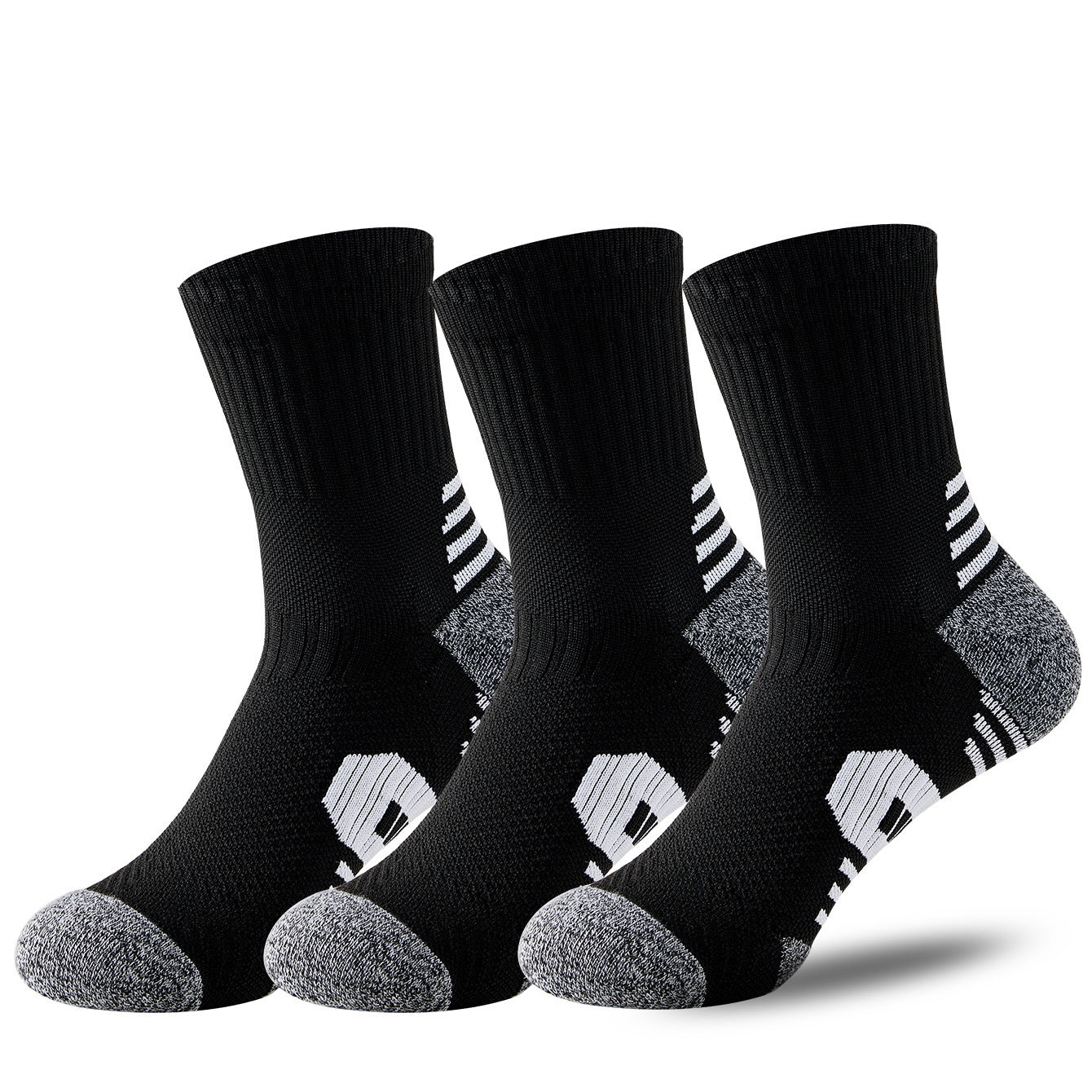 Men's Sports Socks Low-top Cycling Socks Sweat-absorbing Deodorant Basketball Socks Outdoor Climbing Towels Shock-absorbing Socks