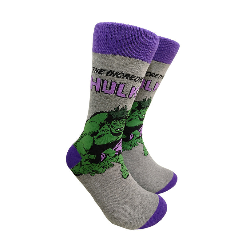 Medium tube socks men's and women's trendy brand stockings personalized European and American men's and women's socks sports skateboard socks