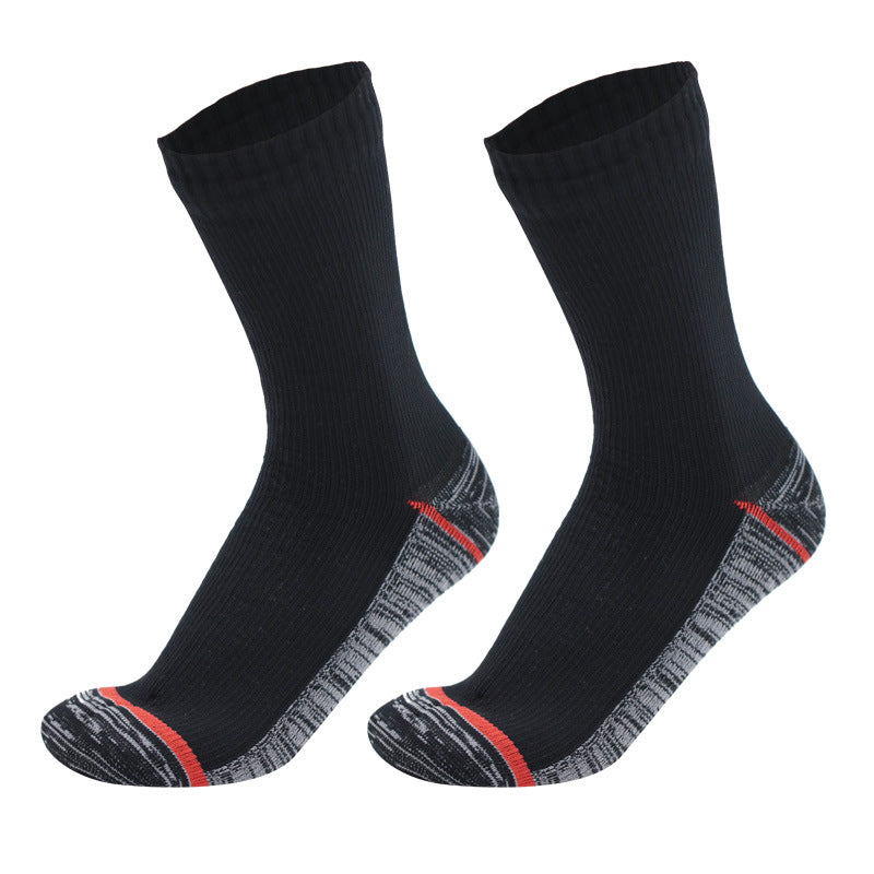 Waterproof Socks Medium Tube Ski Socks Cycling Camping Sports Wading Water Breathable Warm Outdoor Rain Socks for Men and Women