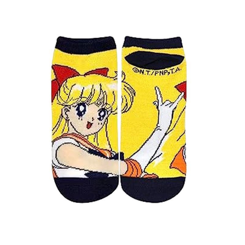 Four Seasons Sailor Moon Tide Socks Short Socks Cotton Cute Ladies Cotton Socks Boat Socks-5PRS