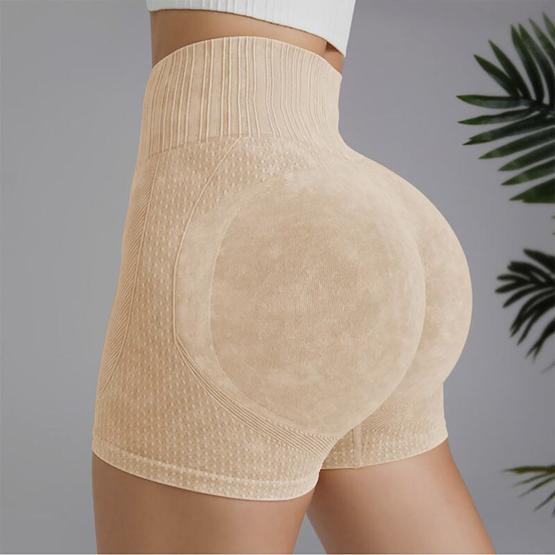 Trending High Waisted Yoga Pants: Quick-Dry Hip Lift Shorts for Running | Moisture-Wicking Fitness Activewear | Sexy Sports Design