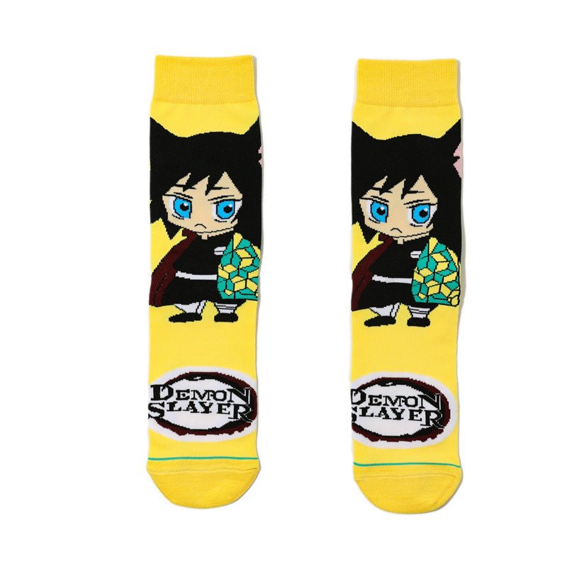 Short Socks Men's Trendy Socks Four Seasons Harry Potter Socks Cartoon Cotton Socks Medium Boat Socks-5PRS