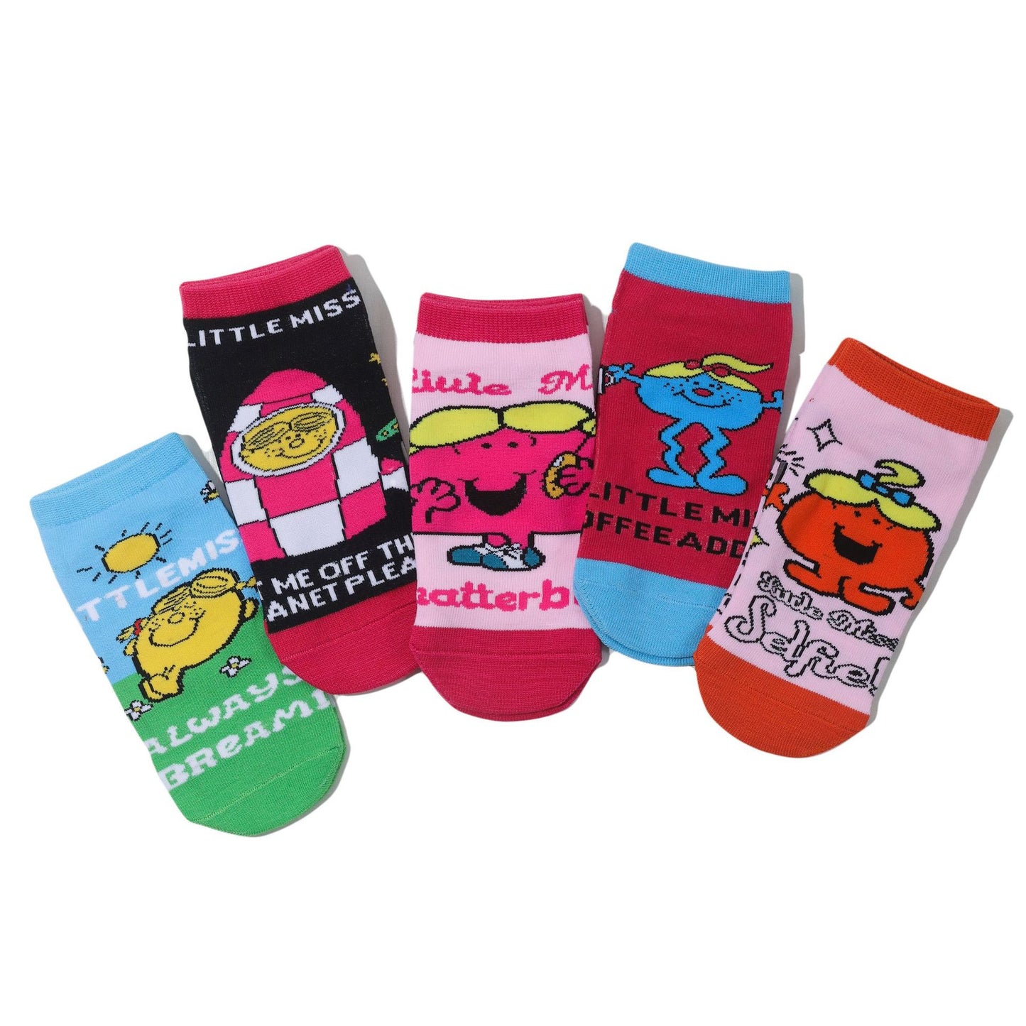 Female Cotton Animation Cartoon Men's Boat Socks Short Cotton Socks Comic  Personalized Animation Cute Sock-5PRS
