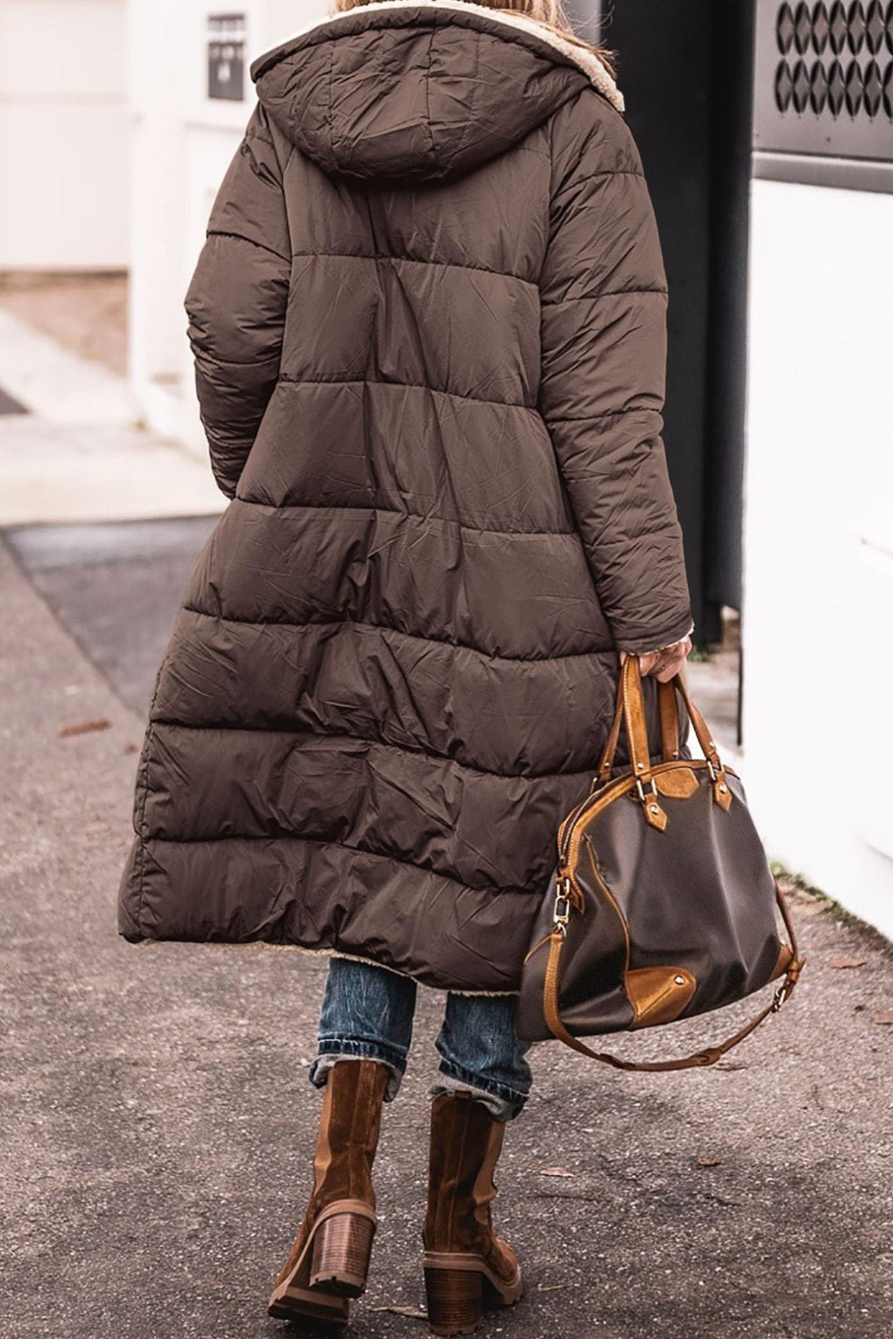 Solid Color Hooded Cotton Clothes, Long Sleeves, Double-sided Wear, Slim Fit, Eight Colors, Five Yards, Thickened Coat.