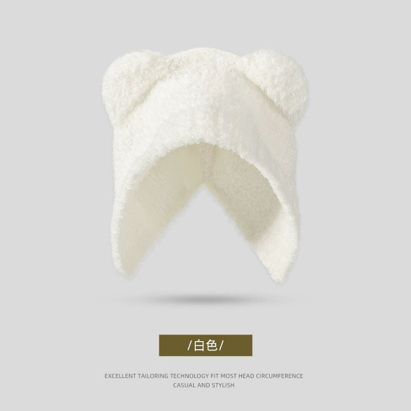 Fair Island Style Knitted Hat Children's Retro Dual-purpose Bag Hat Warm Wool Hat Ear Protection Street Style