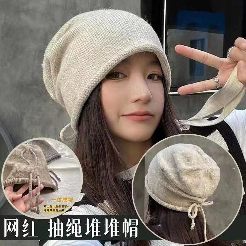 Fair Island Style Knitted Hat Children's Retro Dual-purpose Bag Hat Warm Wool Hat Ear Protection Street Style