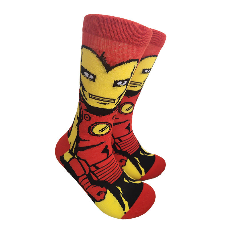 Medium tube socks men's and women's trendy brand stockings personalized European and American men's and women's socks sports skateboard socks