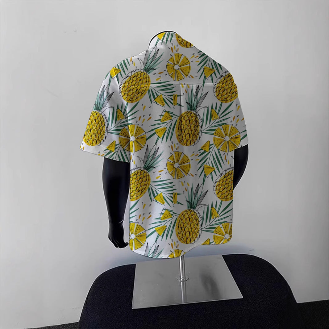 Luxe Hawaiian Resort Shirts | Men’s 3D Photorealistic Print Tops | Quick-Dry Fashion | Summer Capsule Wardrobe Must-Have