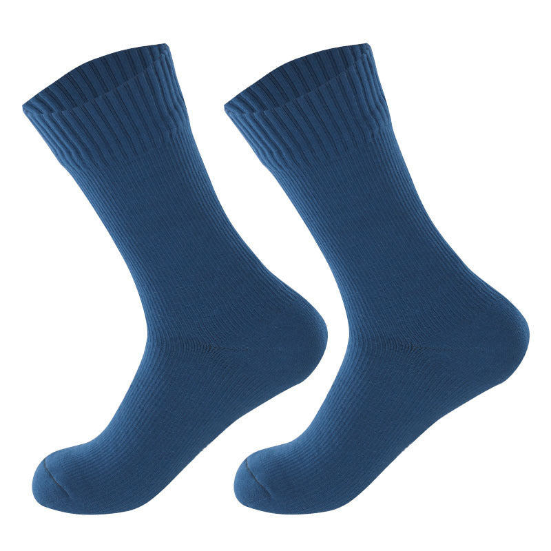Waterproof Socks Medium Tube Ski Socks Cycling Camping Sports Wading Water Breathable Warm Outdoor Rain Socks for Men and Women