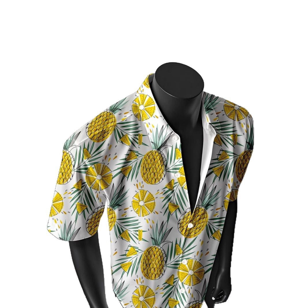 Luxe Hawaiian Resort Shirts | Men’s 3D Photorealistic Print Tops | Quick-Dry Fashion | Summer Capsule Wardrobe Must-Have