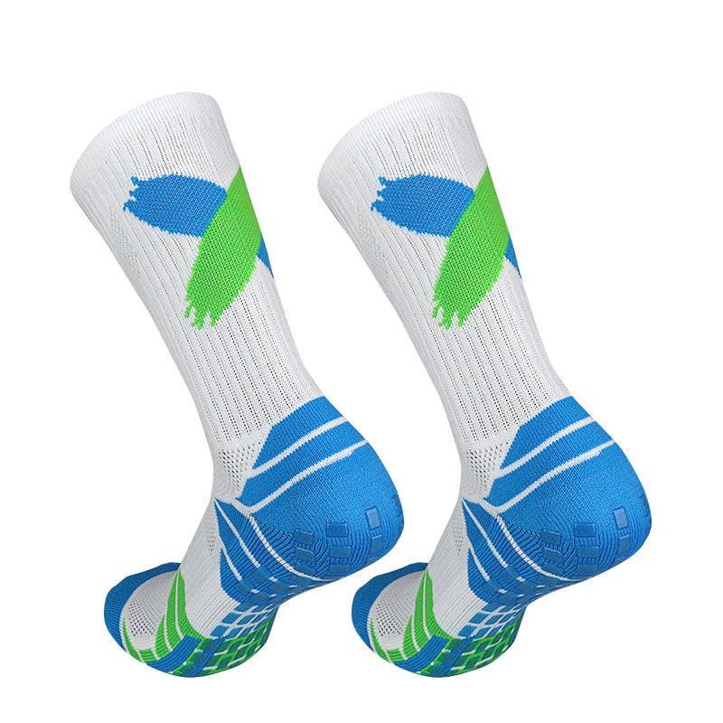 Professional Non-slip Football Socks High Tube Sports Actual Combat Basketball Socks Colorful Towel Bottom Breathable Elite Men and Women Medium Tube