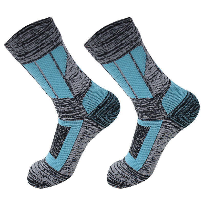 Waterproof Socks Medium Tube Ski Socks Cycling Camping Sports Wading Water Breathable Warm Outdoor Rain Socks for Men and Women