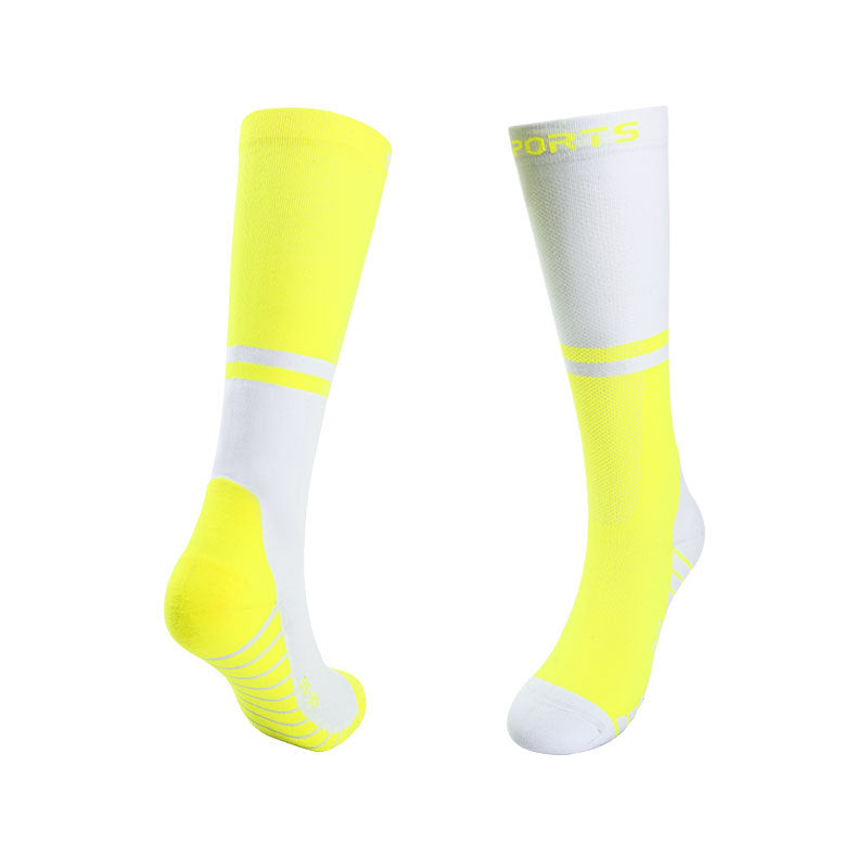 Spring and Summer Compression Socks Knee Long Tube Running Sports Marathon Fitness Socks-3PRS