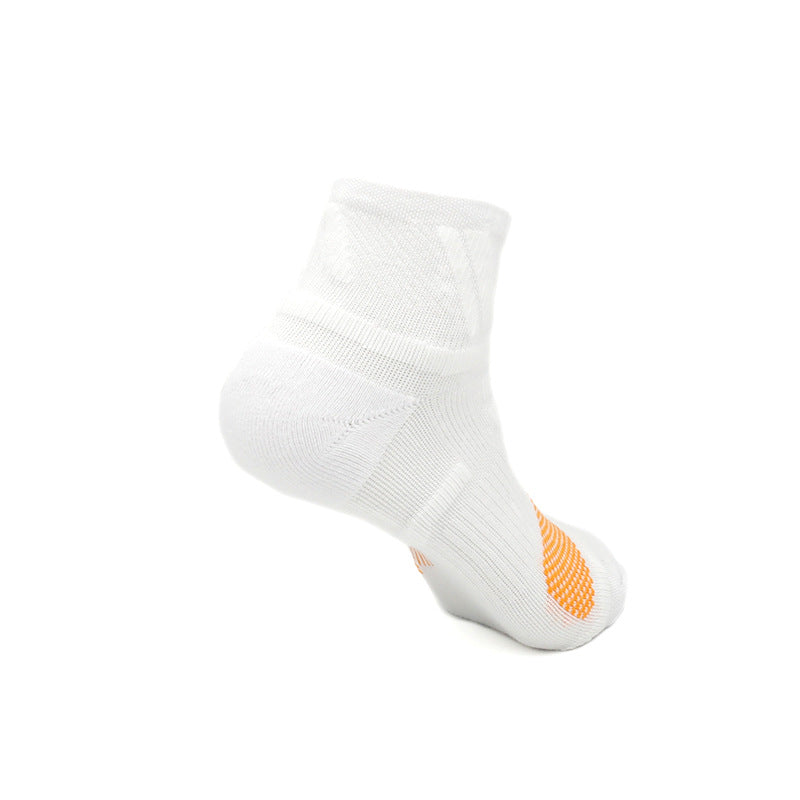 Quick-drying Sports Socks Professional Marathon Compression Short Sweat-absorbing Coolmax Running Socks-2prs