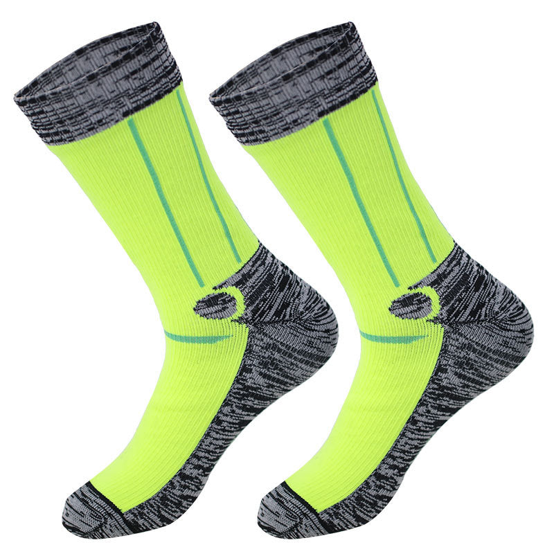 Waterproof Socks Medium Tube Ski Socks Cycling Camping Sports Wading Water Breathable Warm Outdoor Rain Socks for Men and Women