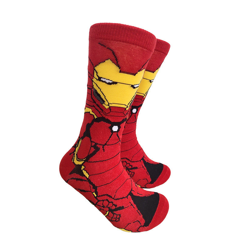 Medium tube socks men's and women's trendy brand stockings personalized European and American men's and women's socks sports skateboard socks