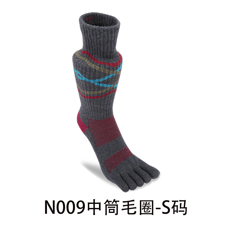 Terry COOLMAX Sports Socks Running Socks Big Name Flat for Hiking Running