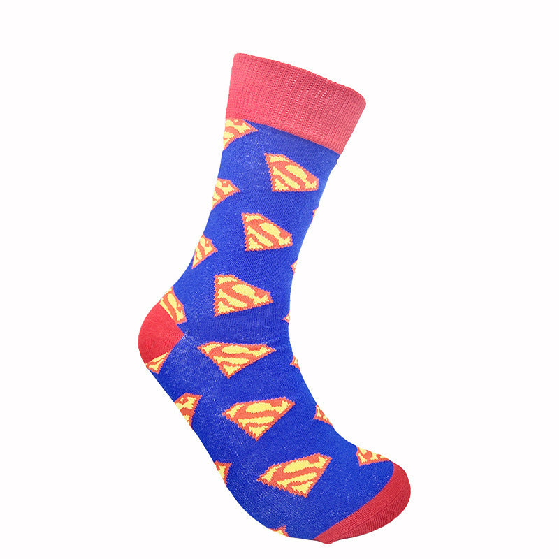 Medium tube socks men's and women's trendy brand stockings personalized European and American men's and women's socks sports skateboard socks
