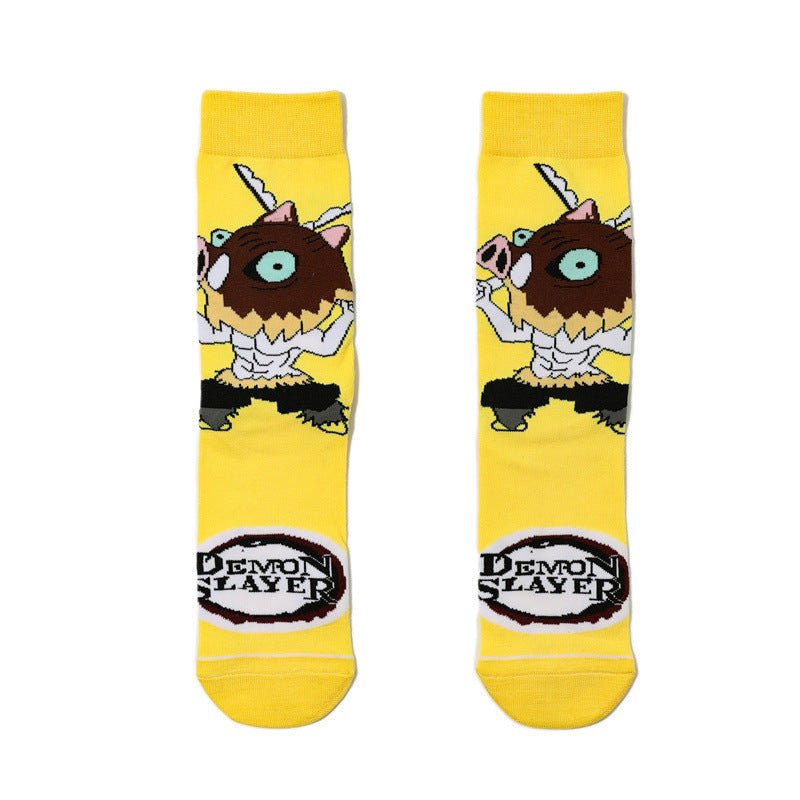 Short Socks Men's Trendy Socks Four Seasons Harry Potter Socks Cartoon Cotton Socks Medium Boat Socks-5PRS