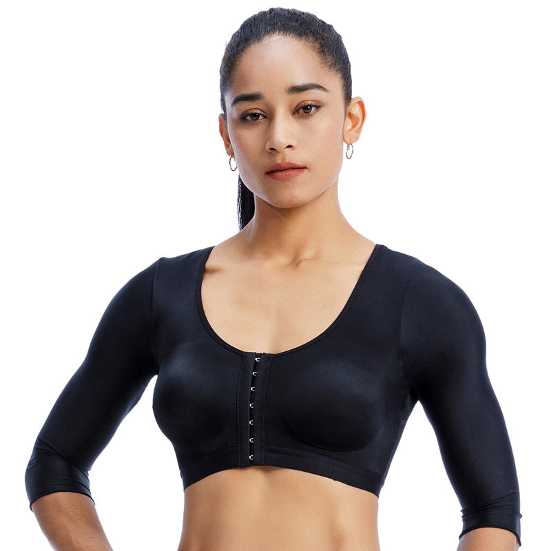 Steel-Free Shockproof Yoga Bra - High Impact Breathable Lace Sports Top with Adjustable Straps for Women's Athleisure Running