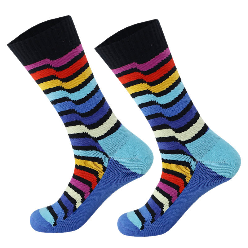 Waterproof Socks Medium Tube Ski Socks Cycling Camping Sports Wading Water Breathable Warm Outdoor Rain Socks for Men and Women
