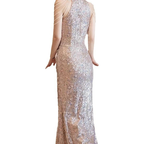 Designer Mermaid Skirt | Red Carpet Banquet Dress - Light Luxury