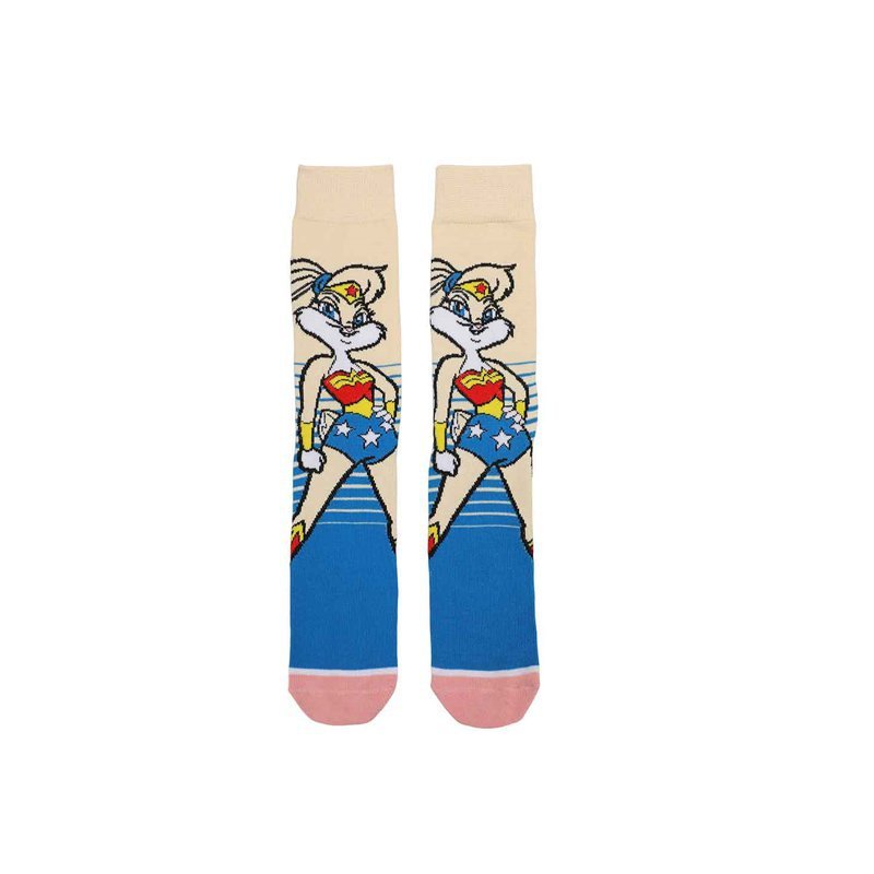 Men's Tide Socks Animation Cartoon Cotton Bugs Bunny Socks Women's Medium Tube Casual Four Seasons Medium Tube-5PRS