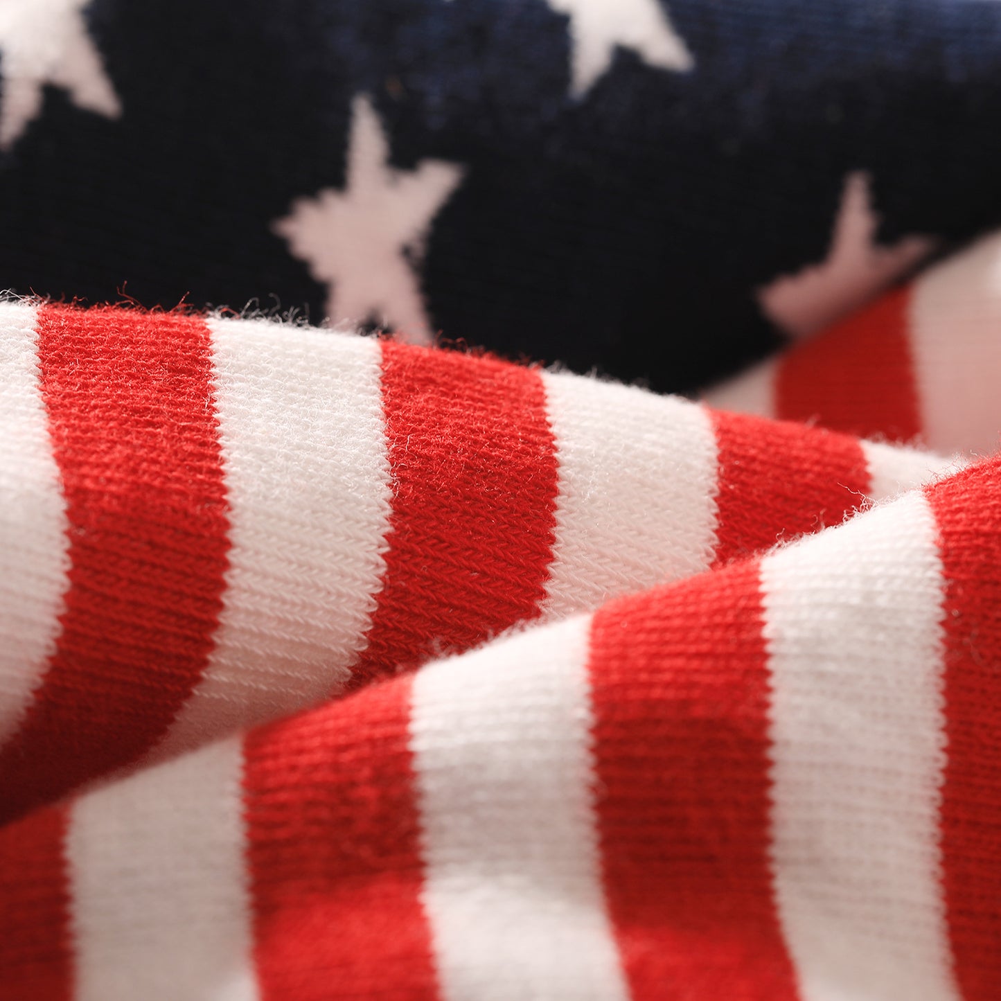 National Flag Veterans Day Explosion Plus Size Sweat-absorbing Women's Striped Cotton Socks Medium Tube Socks Men