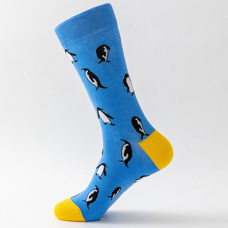 Men's Socks Large Size Stockings Large Cotton Socks Large Medium Tube Sports Socks-5prs