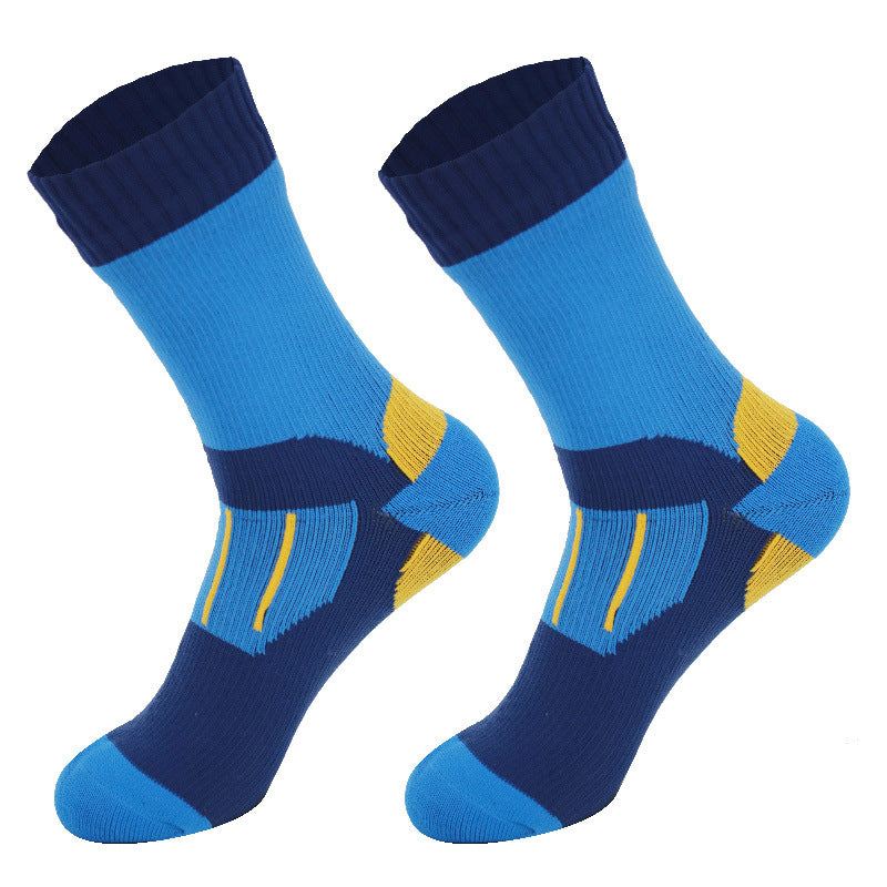 Waterproof Socks Medium Tube Ski Socks Cycling Camping Sports Wading Water Breathable Warm Outdoor Rain Socks for Men and Women