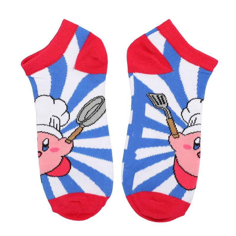 Female Wholesale Male Star Kirby Tide Socks Manufacturer Socks Cartoon Four Seasons Boat Socks Cute Cotton Short Socks-5PRS