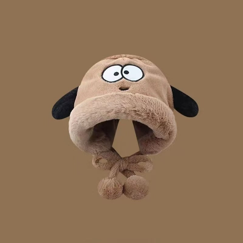 Fair Island Style Knitted Hat Children's Retro Dual-purpose Bag Hat Warm Wool Hat Ear Protection Street Style