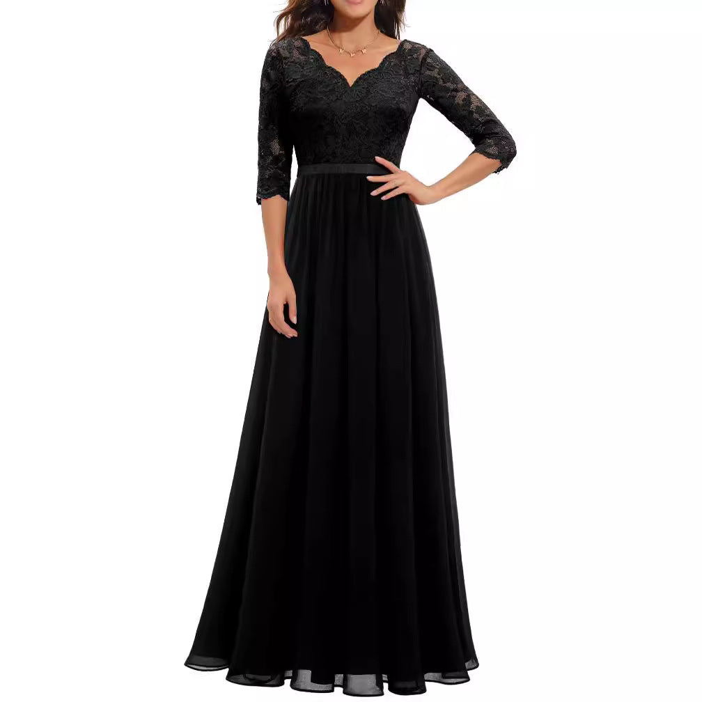 Empress Silhouette Evening Gown - Monarch Waist Architecture & Corsetry-Grade Lace Inlay for Red Carpet Galas & Editorial Shoot