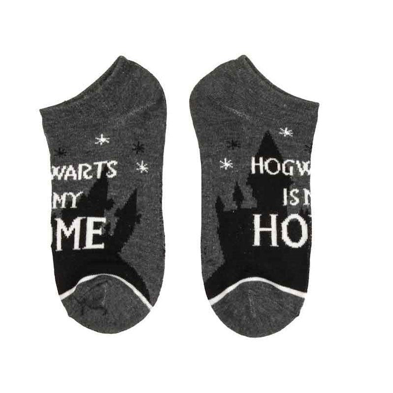 Short Socks Men's Trendy Socks Four Seasons Harry Potter Socks Cartoon Cotton Socks Medium Boat Socks-5PRS