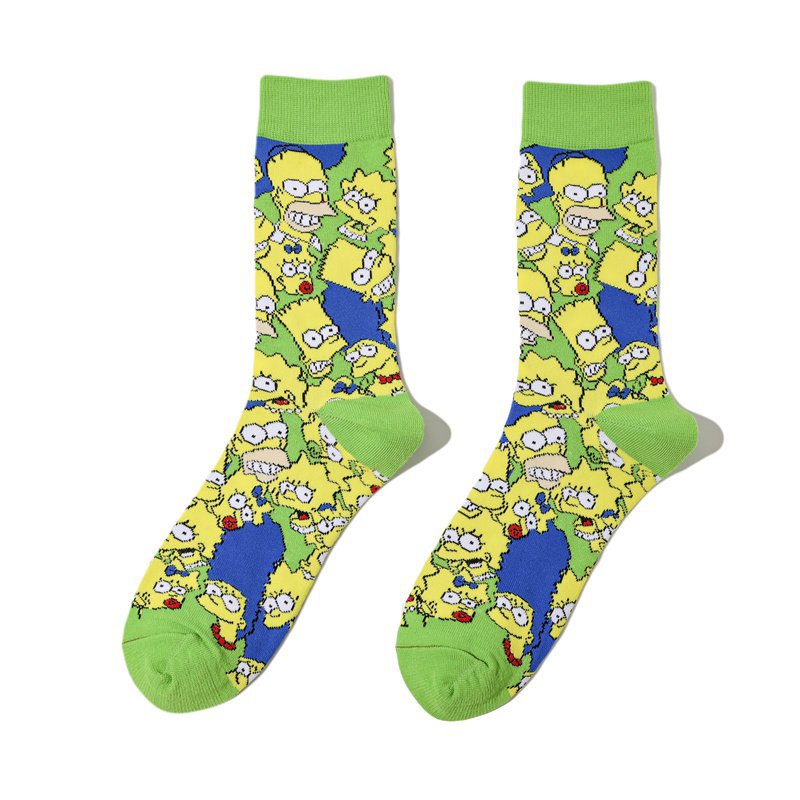 Socks Men's Cotton Tide Socks Wholesale Casual Ins Wholesale Socks-5PRS