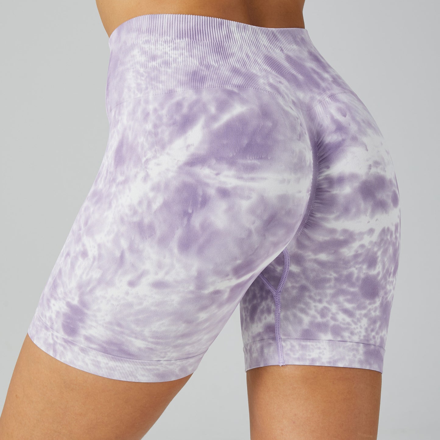 Statement Print Yoga Shorts｜High-Waist Hip Shaper Leggings｜Breathable Cool Max｜Workout & Daily Looks