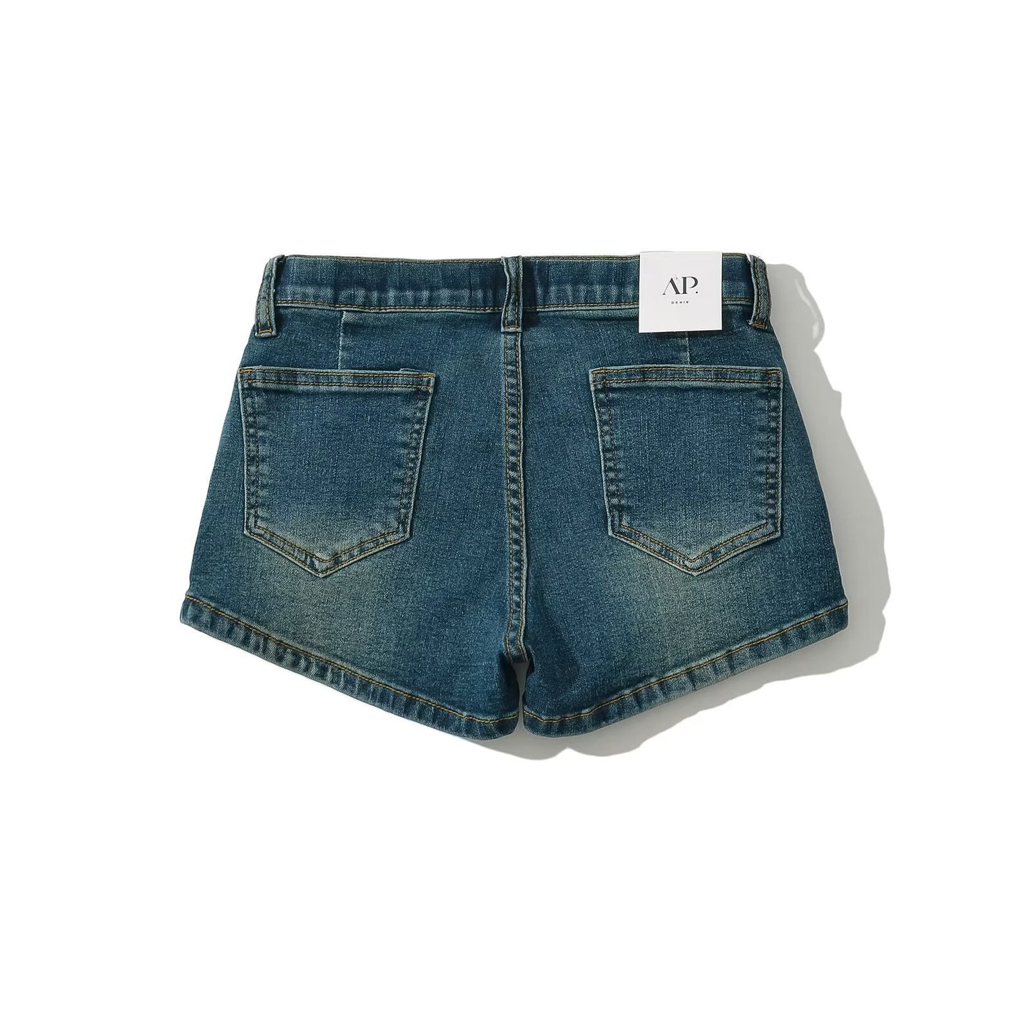 Spice Girls Low-Rise Denim Shorts: Women’s Summer Hip-Wrapped Tight Fit Hot Pants with Optional Hip Pads