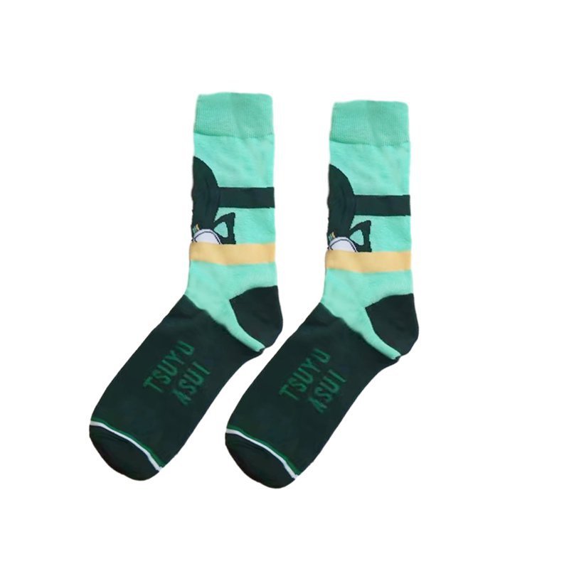 Men's Medium Tube Wholesale Four Seasons Animation Men's Socks Hero College Women Ins Cotton Casual Socks-5PRS
