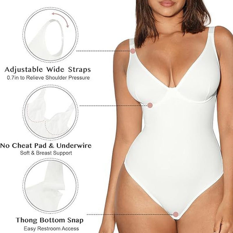 Steel-Free Shockproof Yoga Bra - High-Waisted 4-Way Stretch Sports Top with Tummy Control & Adjustable Straps for Women's Active Wear