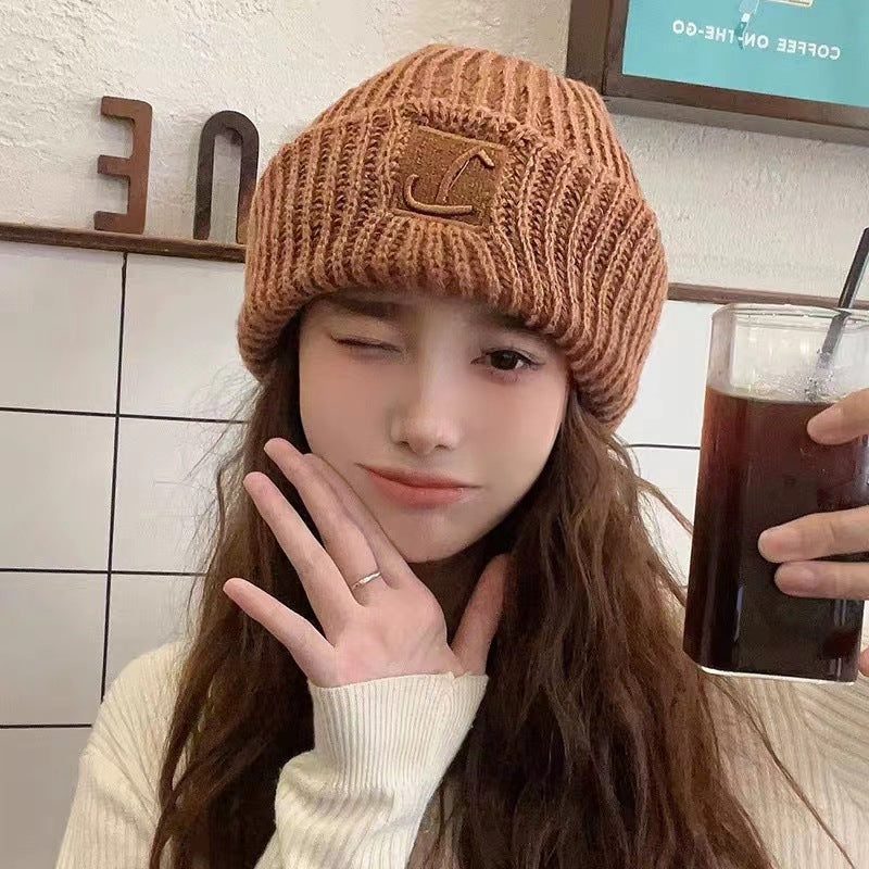 Fair Island Style Knitted Hat Children's Retro Dual-purpose Bag Hat Warm Wool Hat Ear Protection Street Style
