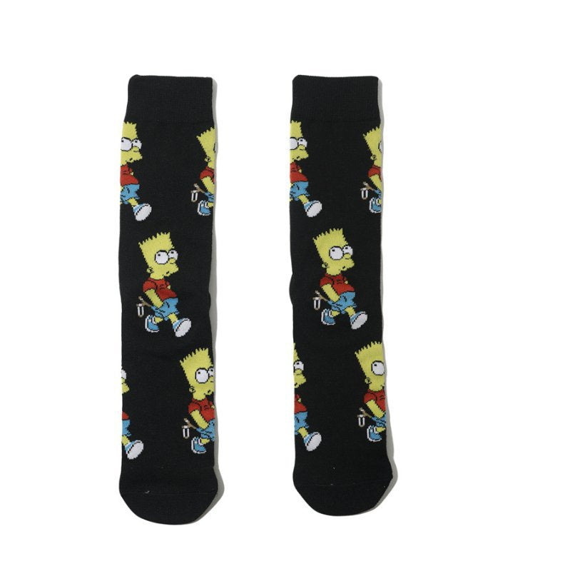 Socks Men's Cotton Tide Socks Wholesale Casual Ins Wholesale Socks-5PRS