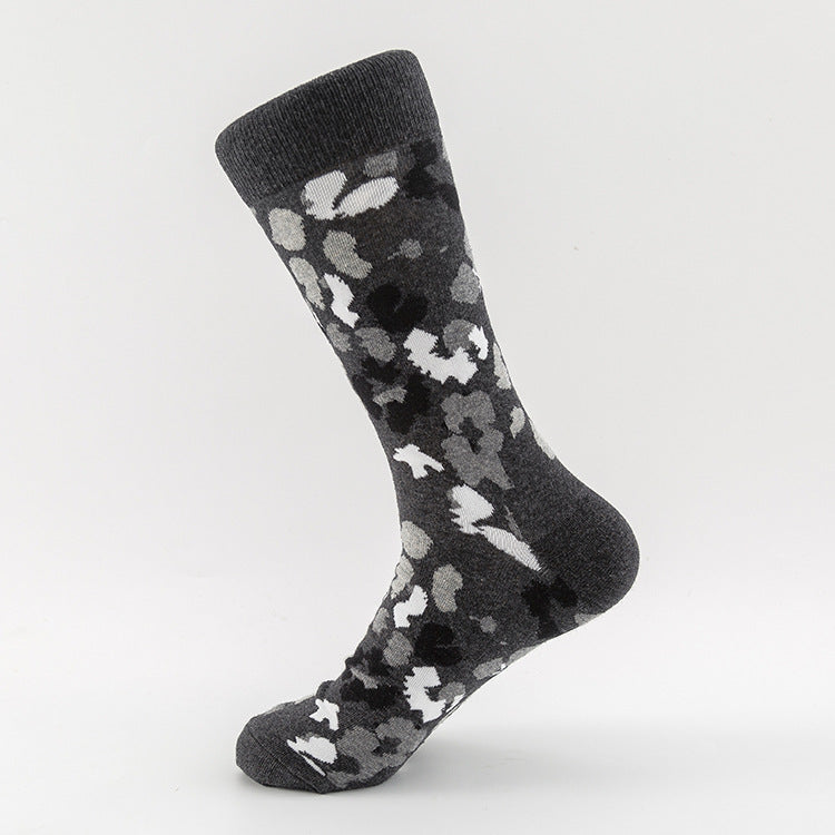 Men's Socks Large Size Stockings Large Cotton Socks Large Medium Tube Sports Socks-5prs