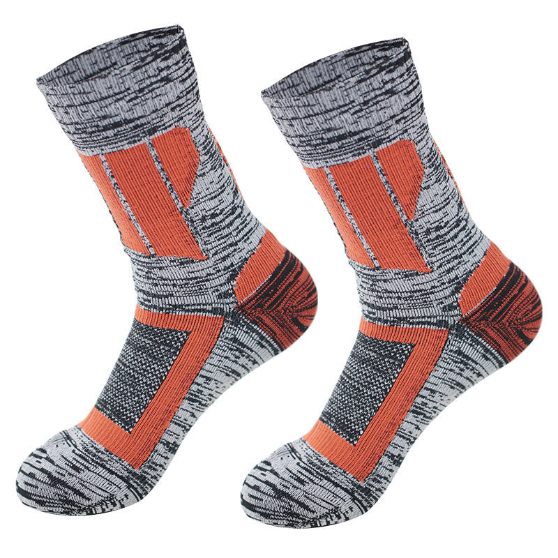 Waterproof Socks Medium Tube Ski Socks Cycling Camping Sports Wading Water Breathable Warm Outdoor Rain Socks for Men and Women