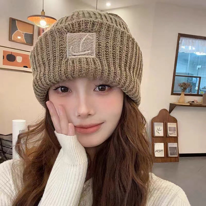 Fair Island Style Knitted Hat Children's Retro Dual-purpose Bag Hat Warm Wool Hat Ear Protection Street Style