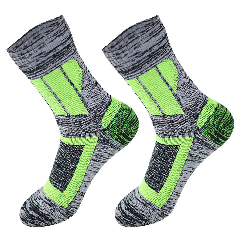Waterproof Socks Medium Tube Ski Socks Cycling Camping Sports Wading Water Breathable Warm Outdoor Rain Socks for Men and Women