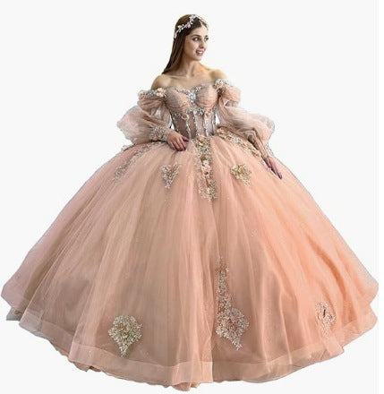 Floral One-Shoulder Tutu Dress with Bubble Sleeves - Spring Summer Elegant Party & Evening Wear